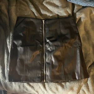 Forever 21 Leather Skirt